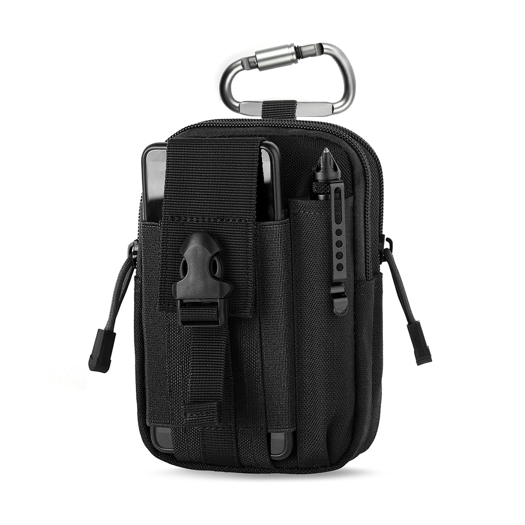 Multi-Purpose Tactical MOLLE Pouch – Waist Pack, Utility Bag For EDC, Phone, Gear, Nylon Construction