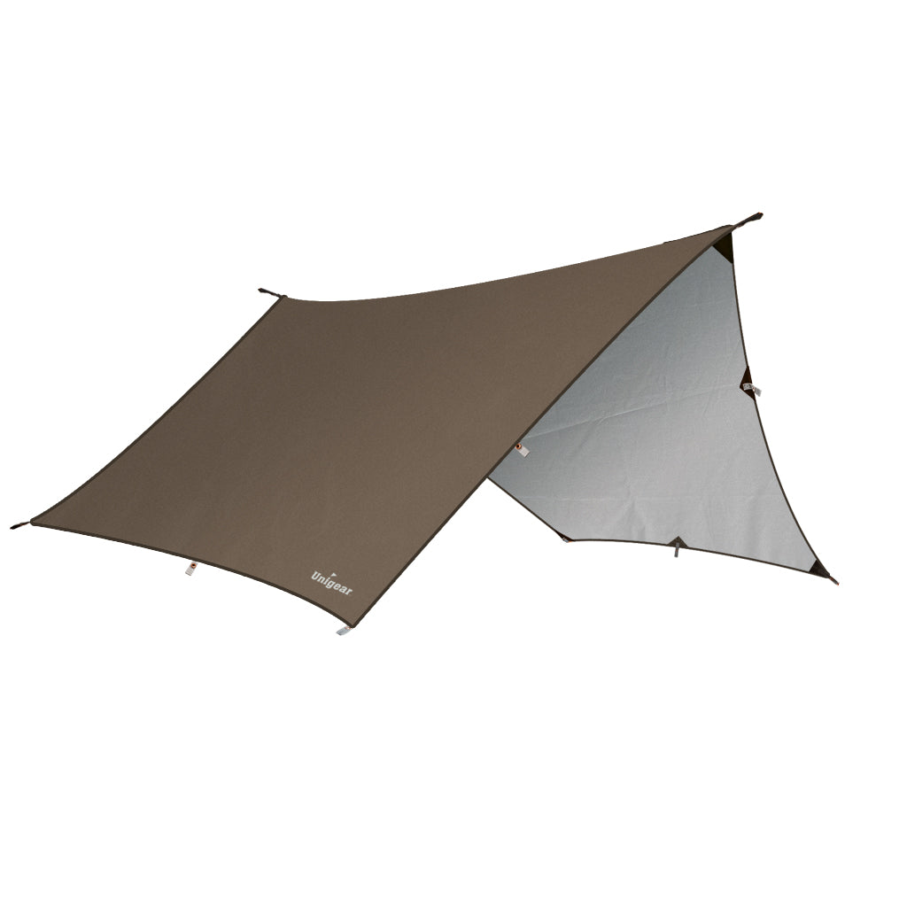 honnes tarp Waterproof Hexa Tarp Shelter Army Green / 138*114INCH