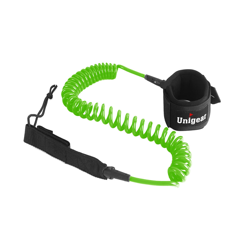 thumbnail image 2 of Sangle Pour Paddle Board AQUARM Premium 11-Foot Coiled Surfboard Leash - SUP Leg Rope For All Types Of Surfboards Sup Leash Reviews 2 of 10