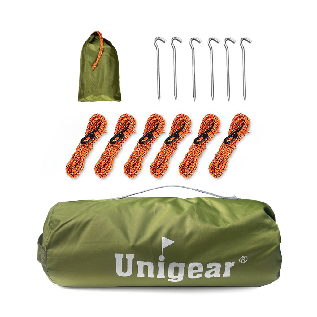 unigear tarp review Waterproof Hexa Tarp Shelter Army Green / 138*114INCH