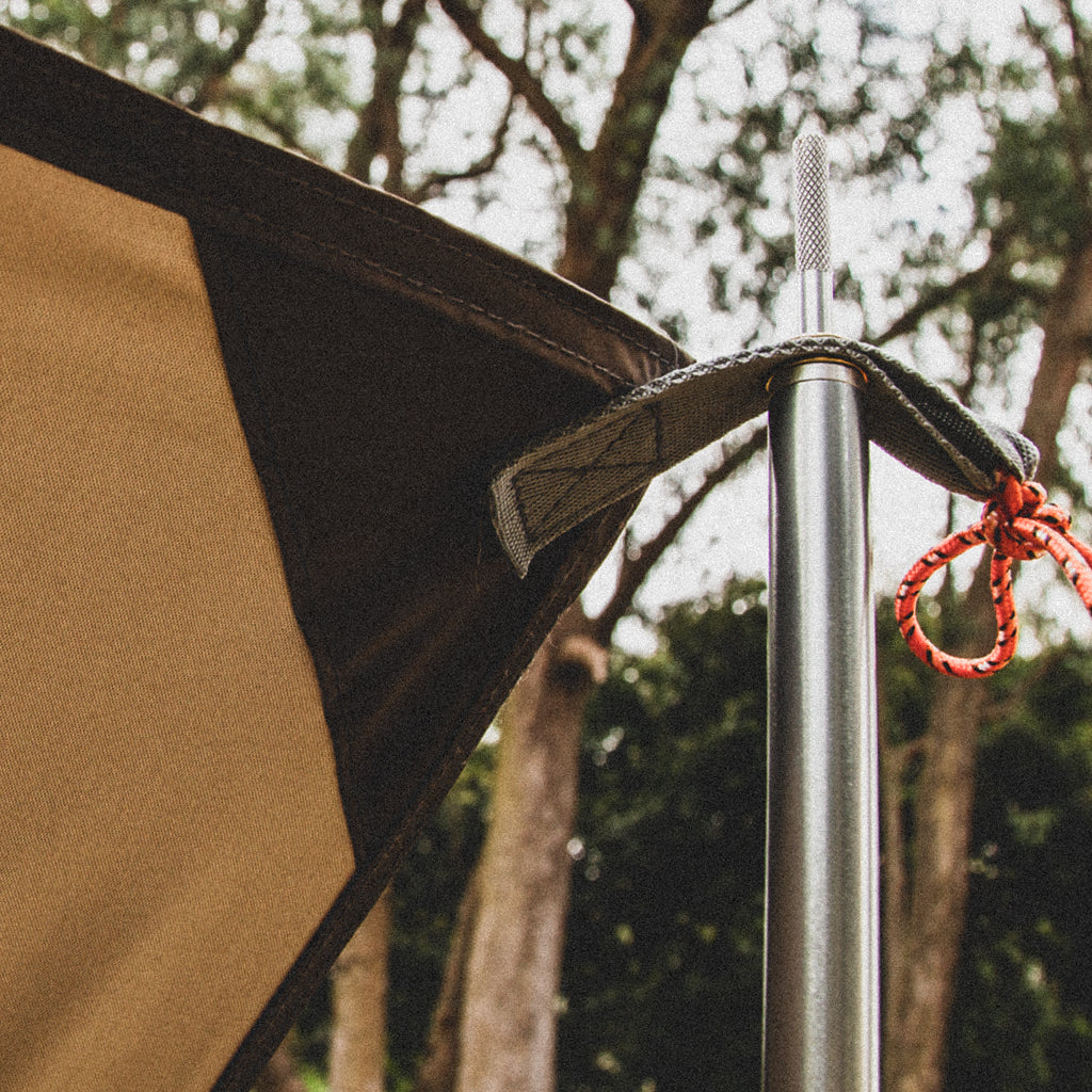 tarp trekking Waterproof Hexa Tarp Shelter Army Green / 138*114INCH