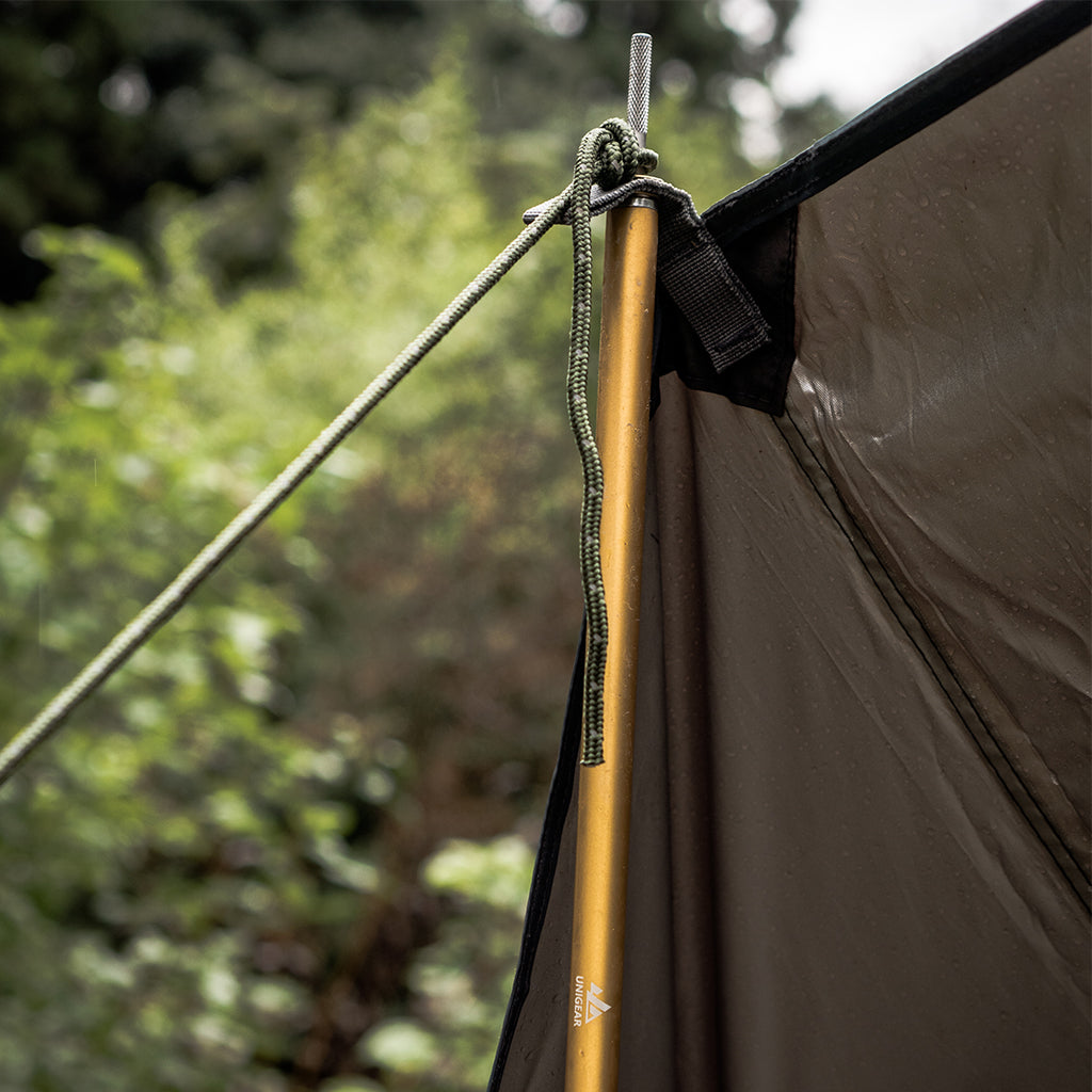 Camping Accessories Set Of Telescoping Tarp Poles Adjustable