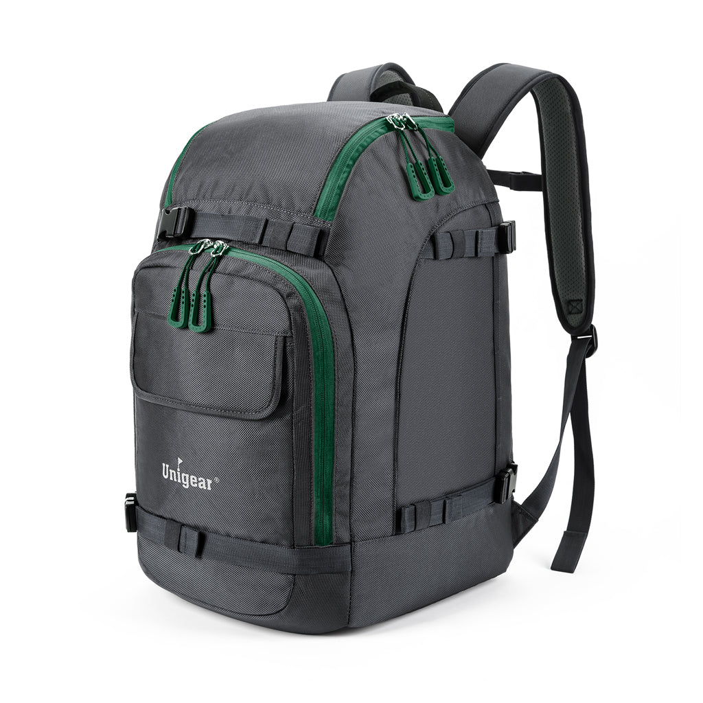 50 l laptop backpack Unigear Ski Boot Backpack, Snowboard Shoes With Helmet Bag, Winter Sports Skiing Skating Rucksack