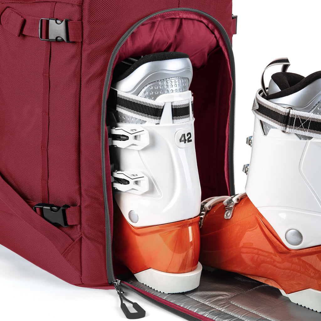 Unigear 50L Ski Boot Bag, Waterproof Travel Backpack for Ski Gear Oliver Green / 50L Unigear 50L Ski Boot Bag, Waterproof Travel Backpack for Ski Gear Oliver Green / 50L